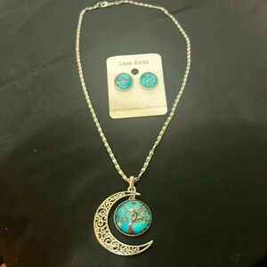 Liebe Engel Jewelry  Necklace and Earrings  Life Tree